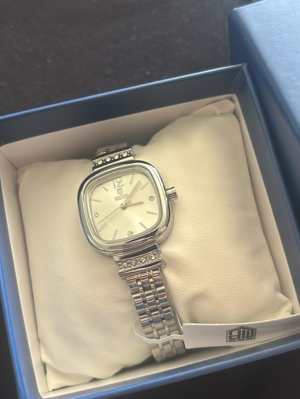 Invicta Silver-Tone Women's Bracelet Watch with Cream Dial
